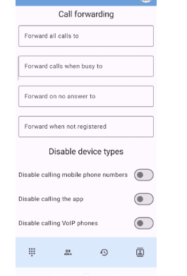 Choisir quels appareils sonnent dans l'application